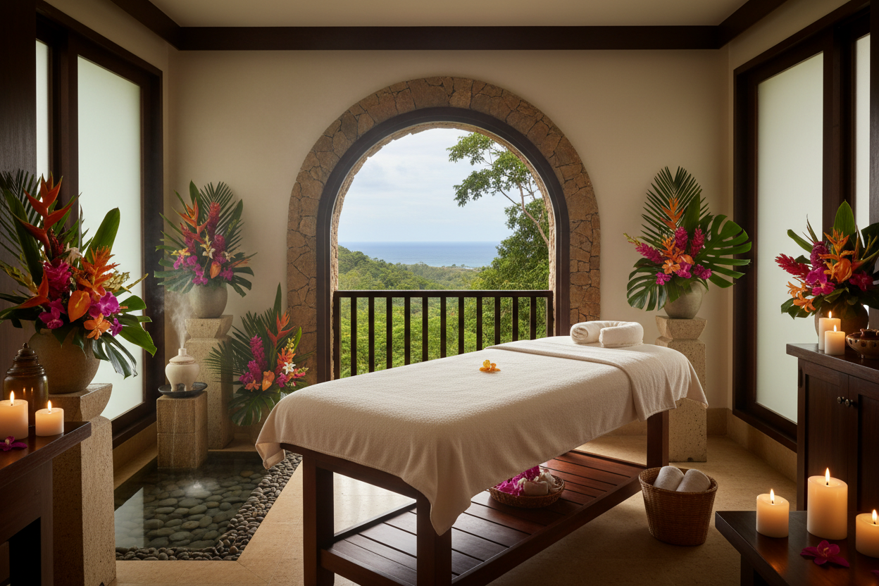 Spa lujo tratamiento relajante hotel Colombia