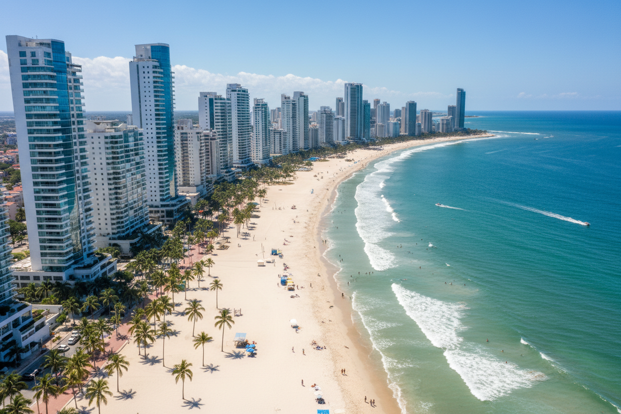 Bocagrande playa Cartagena Colombia