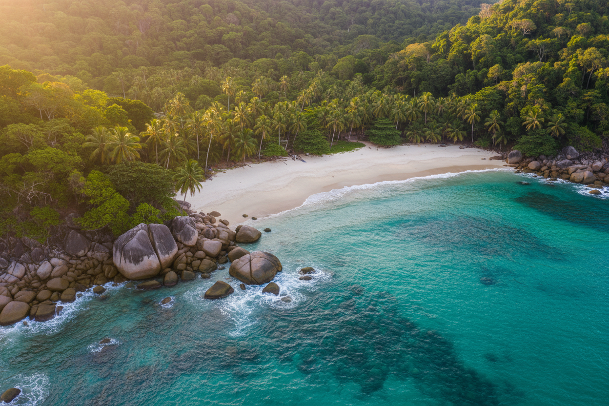 Parque Nacional Tayrona playa virgen Colombia