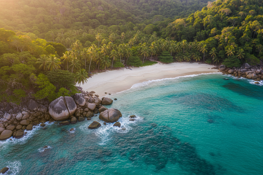 Parque Nacional Tayrona playa virgen Colombia